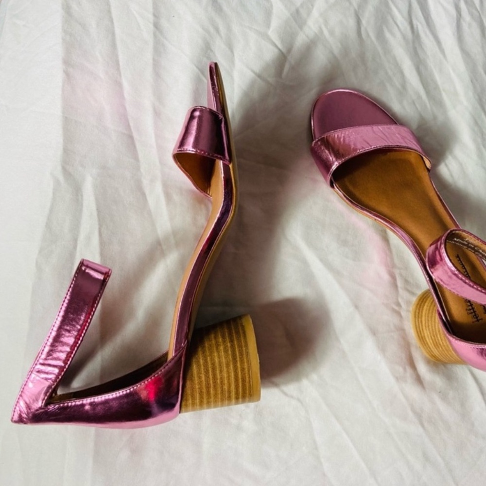 Jeffrey Campbell Like New Pink Open Toe Sandals - image 1